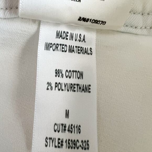 COH Citizens of Humanity Overalls Denim Jeans Medium White Cropped - Picture 8 of 8